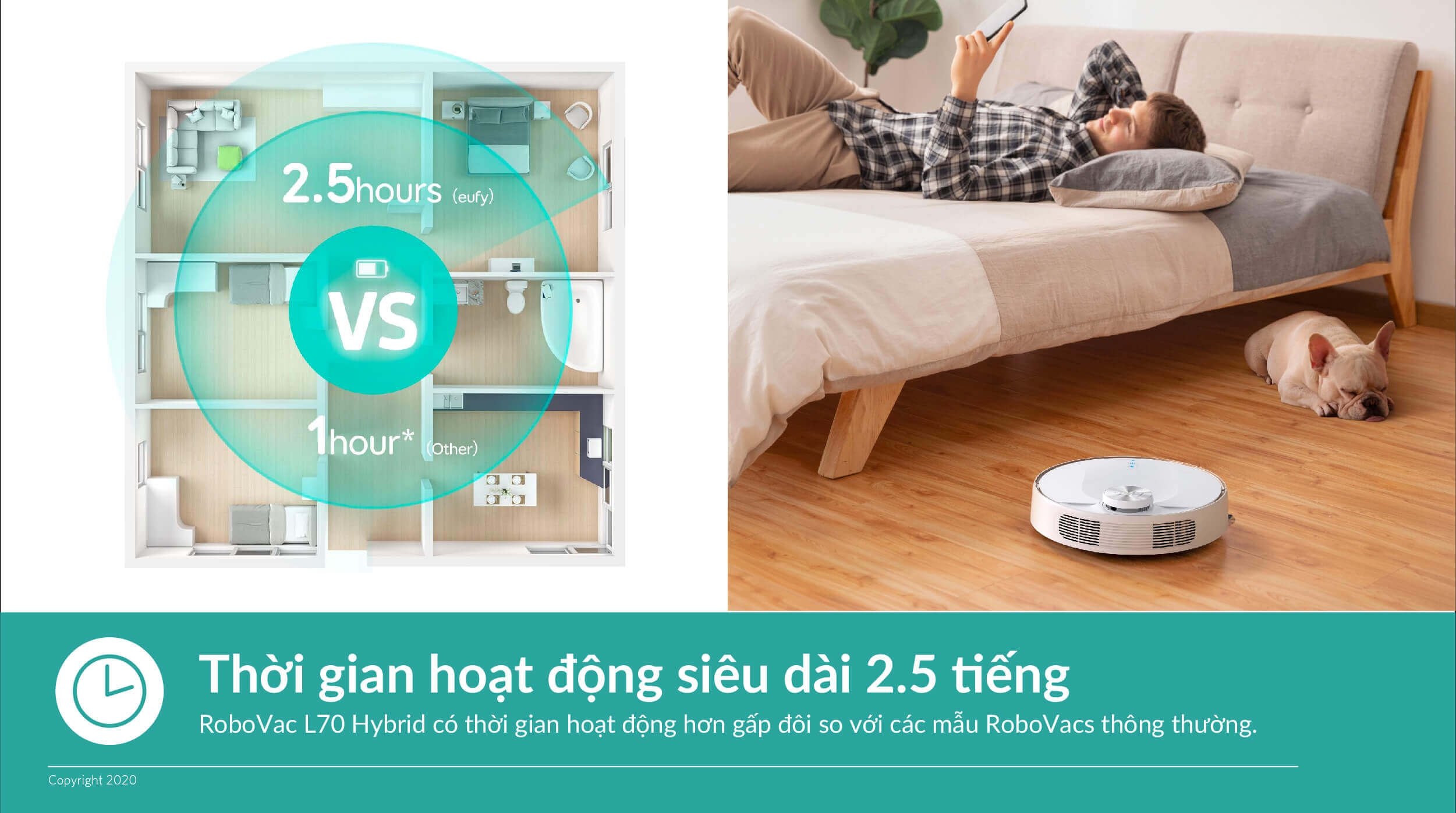 Robot Hút Bụi Lau Nhà Thông Minh Eufy RoboVac L70 Hydrid - T2190 7