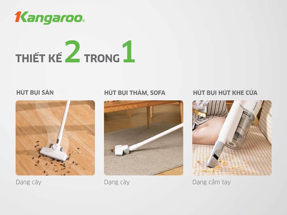 Máy Hút Bụi Cầm Tay Kangaroo KGRB02