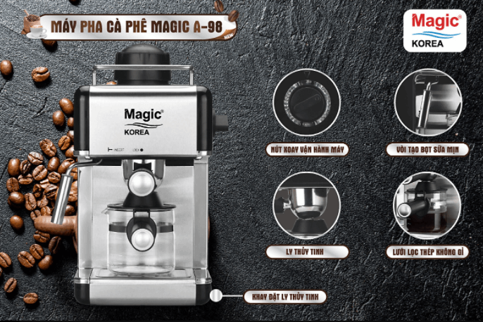 Máy Pha Cà Phê Magic Korea A-98 5