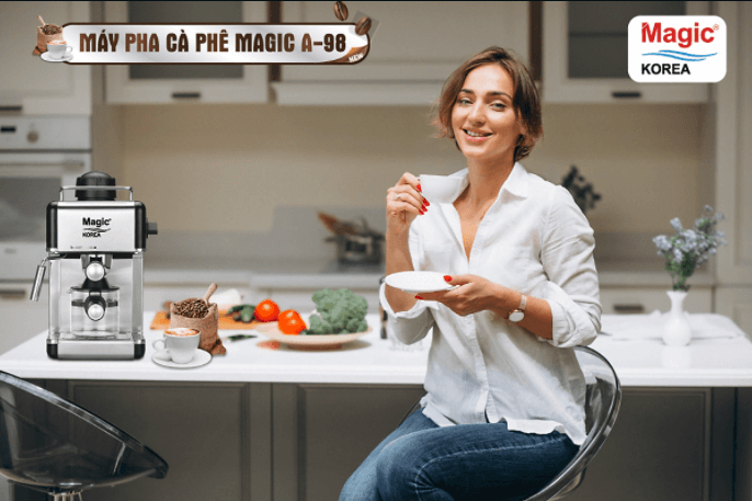 Máy Pha Cà Phê Magic Korea A-98 7