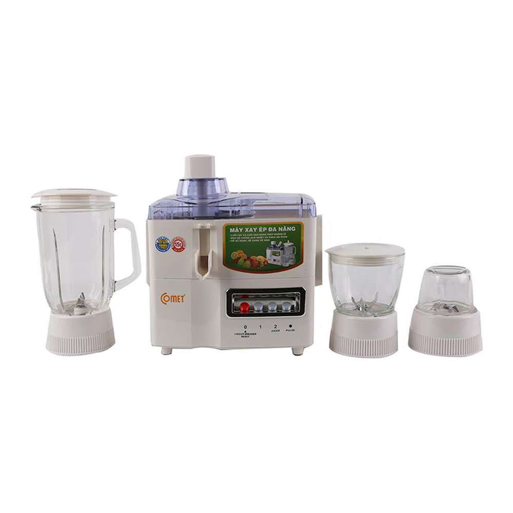 Máy Xay Ép Đa Năng Comet CM9828 (450W) - Trắng