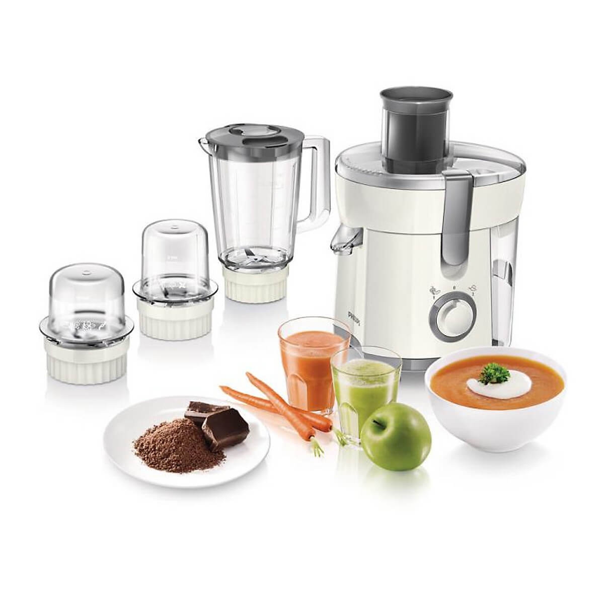 Máy Xay Ép Trái Cây Philips HR1847 (350W)