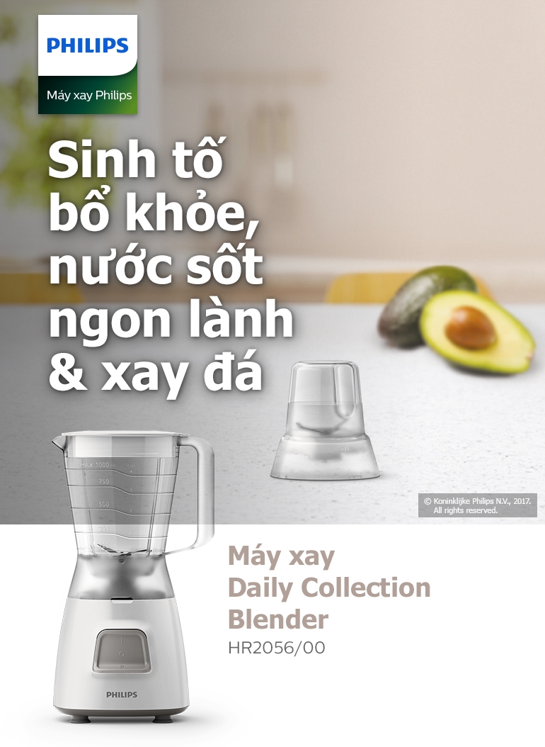 Máy Xay Sinh Tố Philips HR2056 (450W) 1