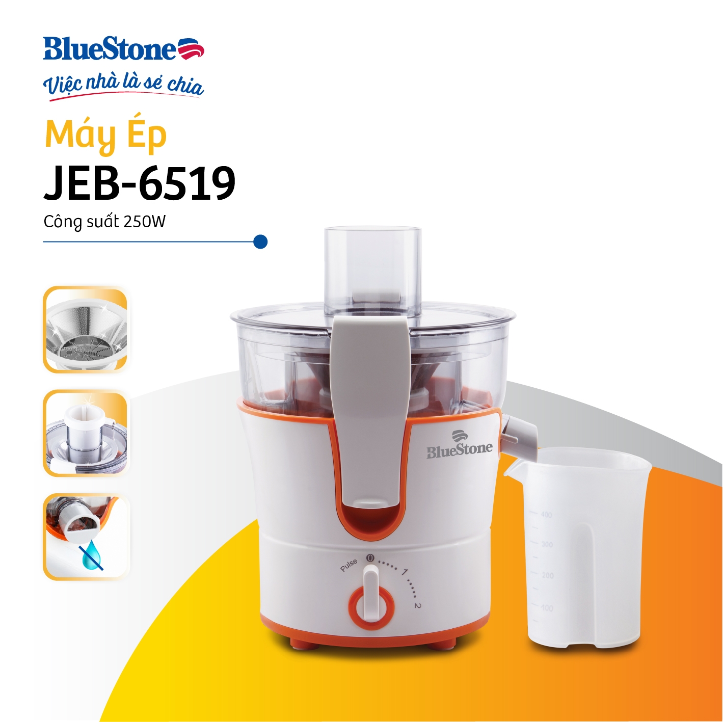 Máy Ép Trái Cây BlueStone JEB-6519 (250W) 1