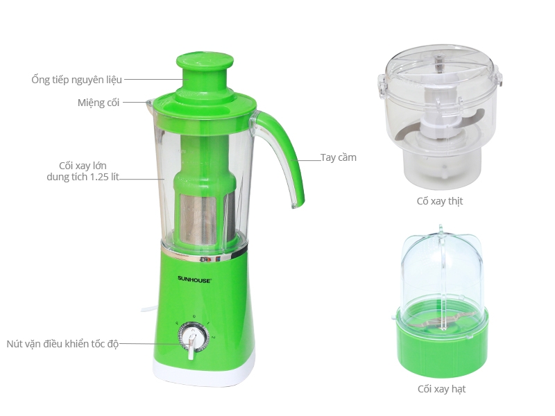 Máy Xay Sinh Tố Sunhouse SHD5320 (1.25L)