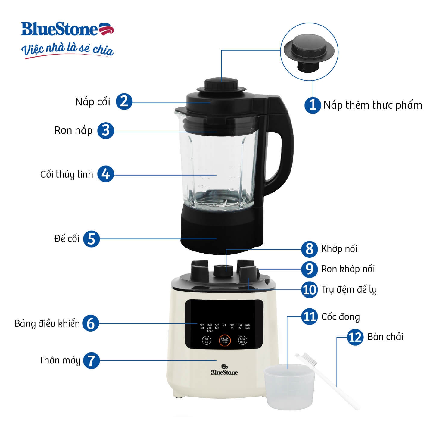 Máy Xay Nấu Đa Năng Bluestone BLB-6035 4