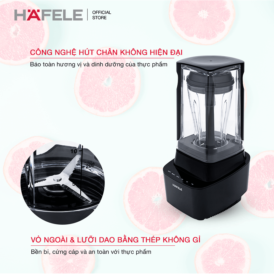 Máy Xay Sinh Tố Đa Năng Chân Không Hafele BR230-19E00 535.43.271 2