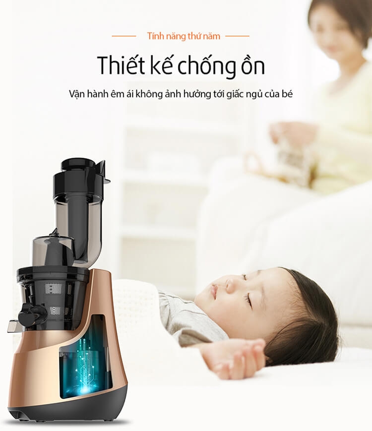 Máy Ép Chậm Đa Năng và Làm Kem Joyoung JYZ-V907 (150W) 10