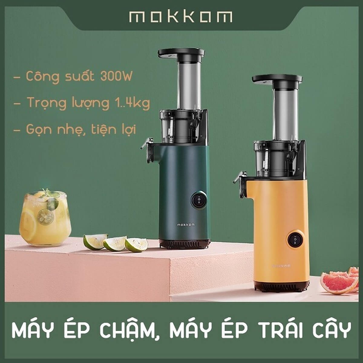 Máy Ép Chậm Cầm Tay Mokkom MK-SJ001