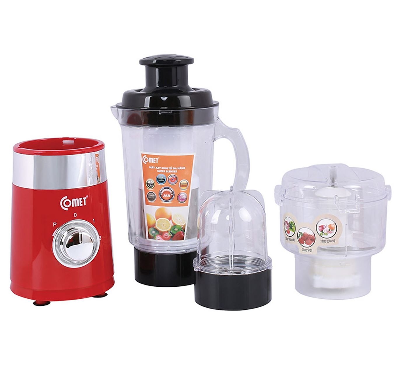 Máy Xay Đa Năng Cối Nhựa Kháng Vỡ Comet CM9989