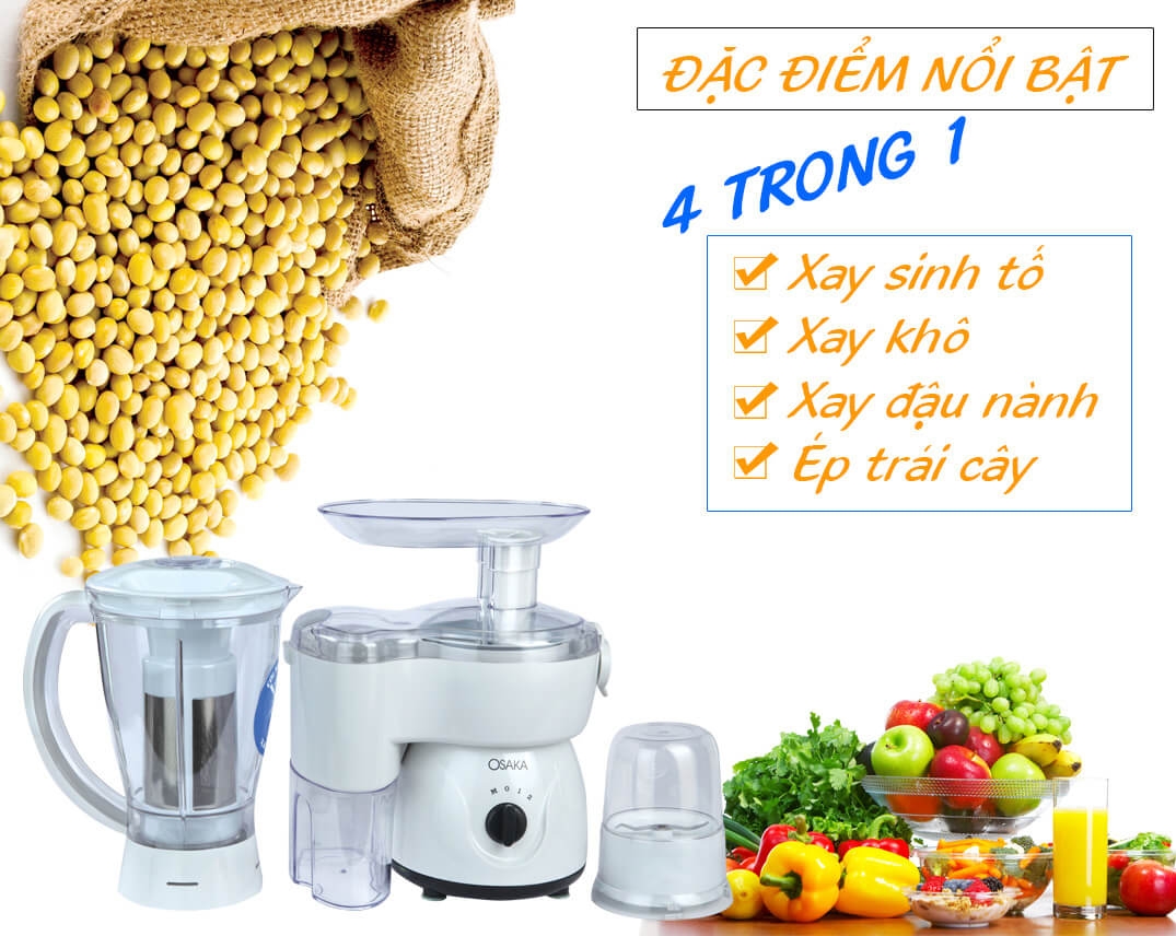 Máy Xay Ép Đa Năng Osaka 5 Trong 1 BL739 1