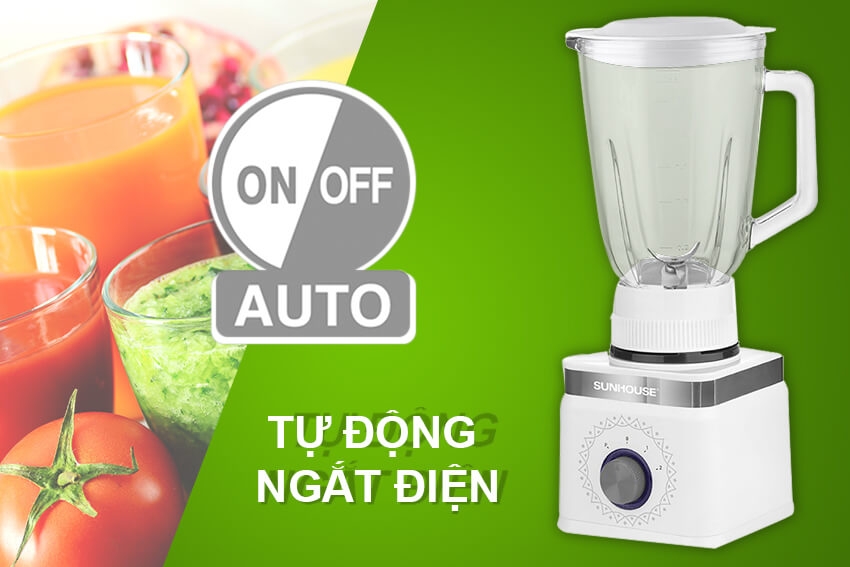 Máy Xay Sinh Tố 3 Cối Sunhouse SHD5582W 6
