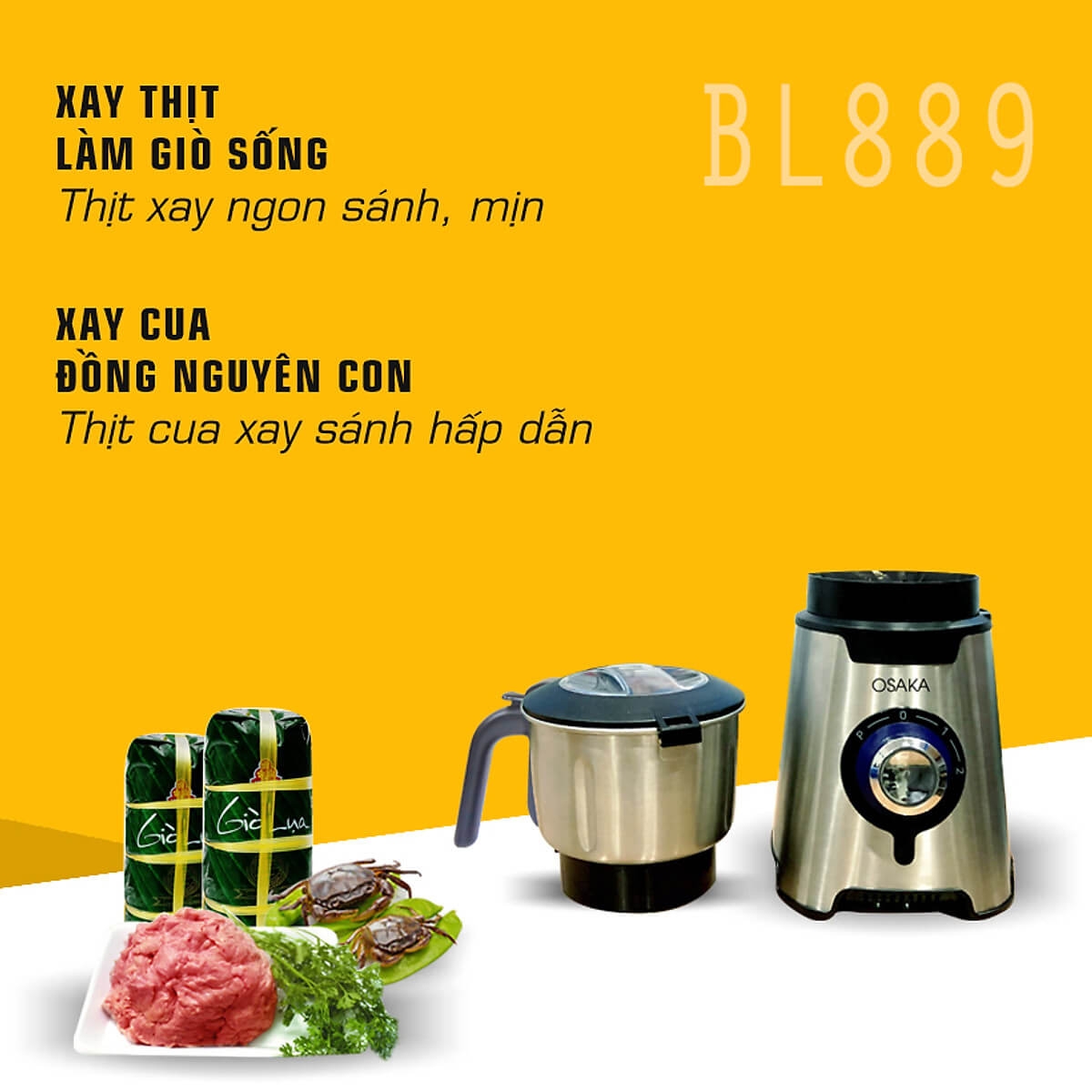Máy Xay Sinh Tố Đa Năng BL889 1.5L 2