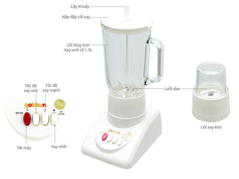 Máy Xay Sinh Tố Goldsun BL-GTY02 1