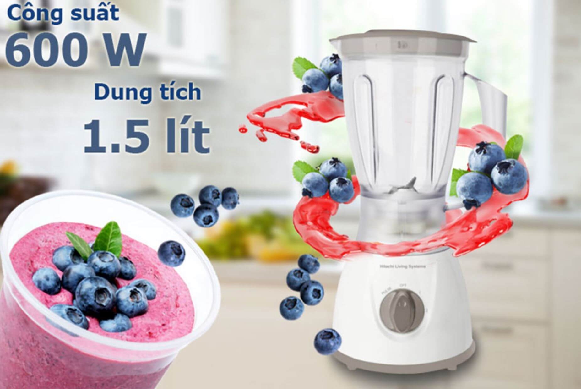 Máy Xay Sinh Tố Hitachi BL-601P 1