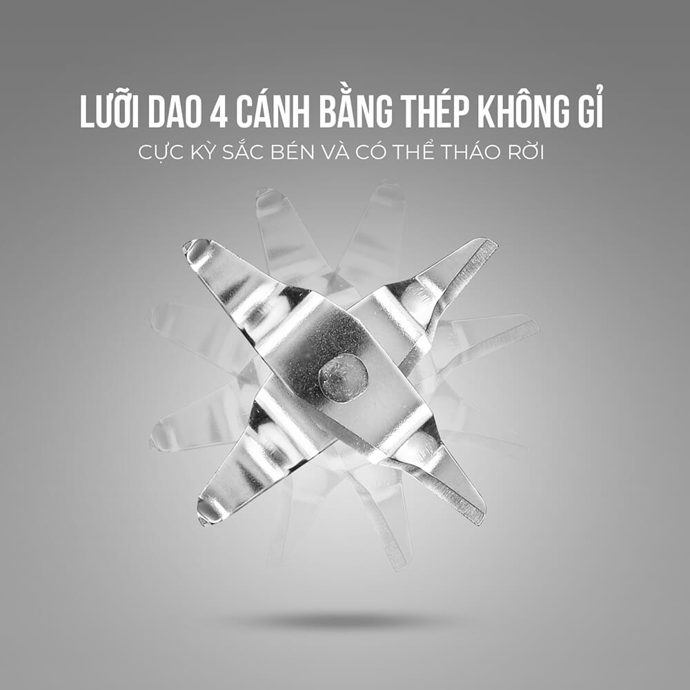 Máy Xay Sinh Tố Smartcook BLS-3886 (1.5L - 550W) 2