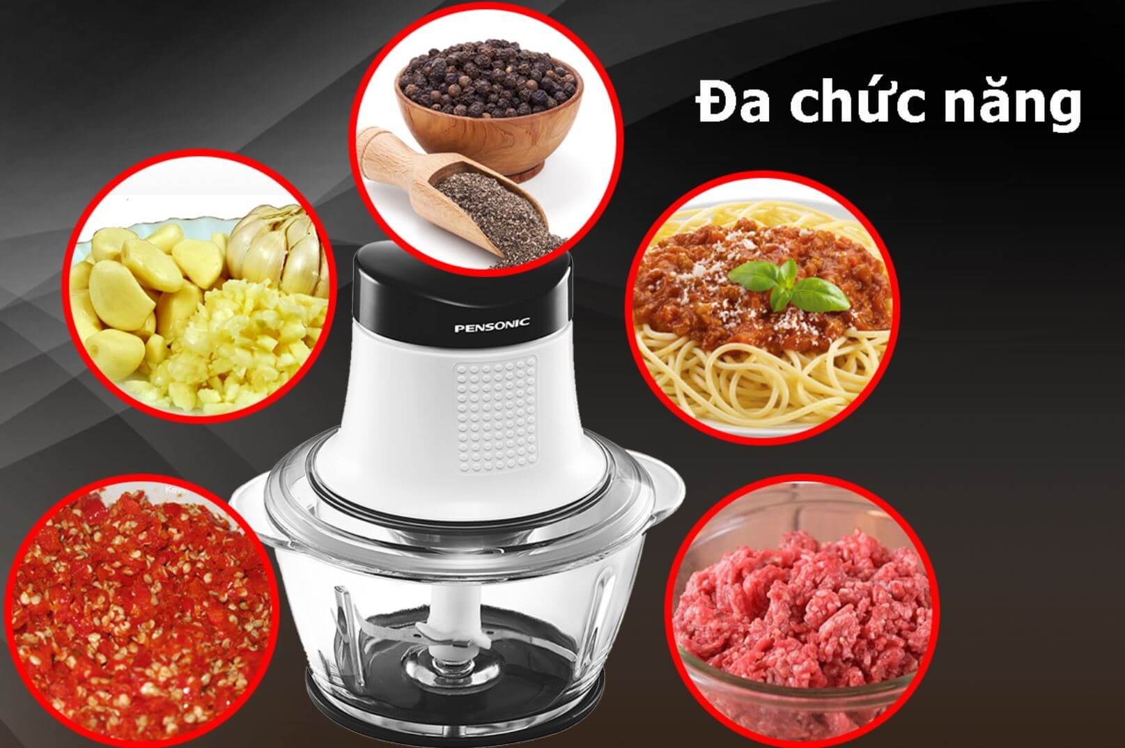 Máy Xay Thịt Pensonic PB-6001G 3