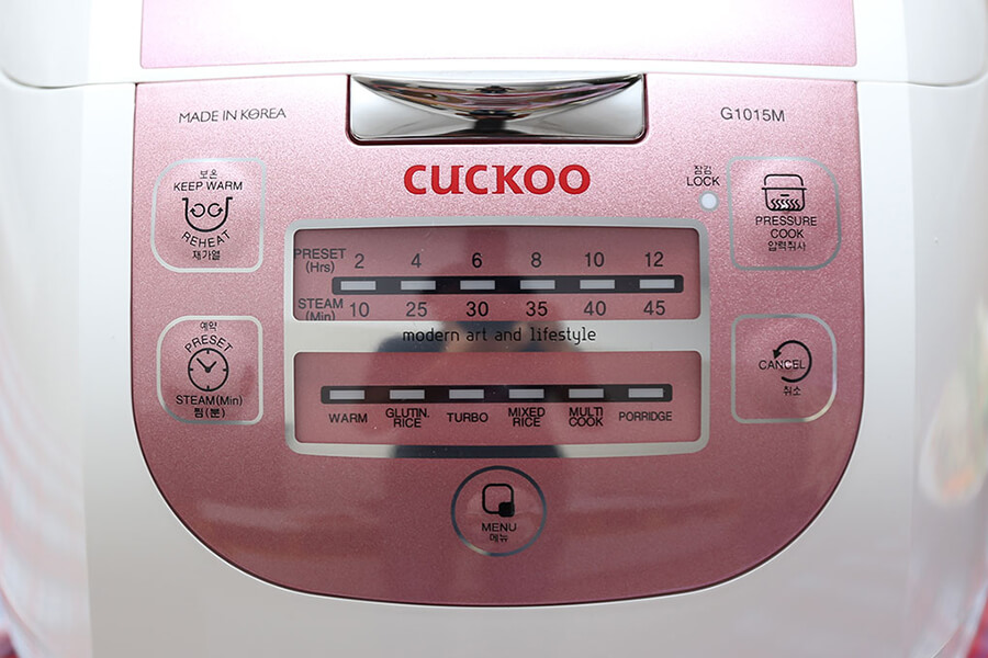 Nồi Cơm Áp Suất Điện Tử Cuckoo CRP-G1015M - 1.8L (Hồng) 4