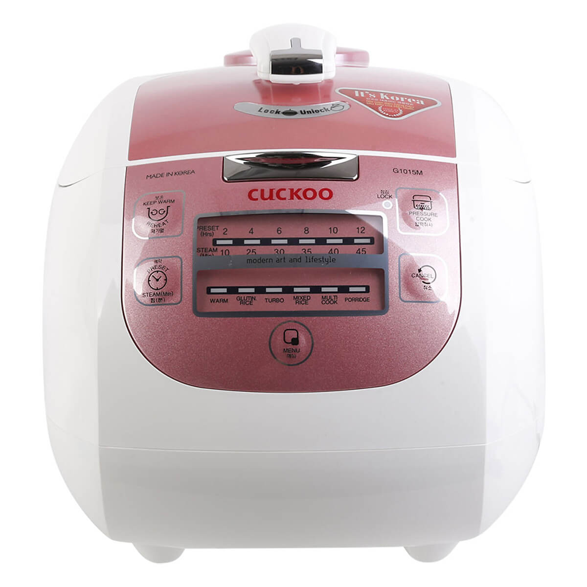 Nồi Cơm Áp Suất Điện Tử Cuckoo CRP-G1015M - 1.8L (Hồng)