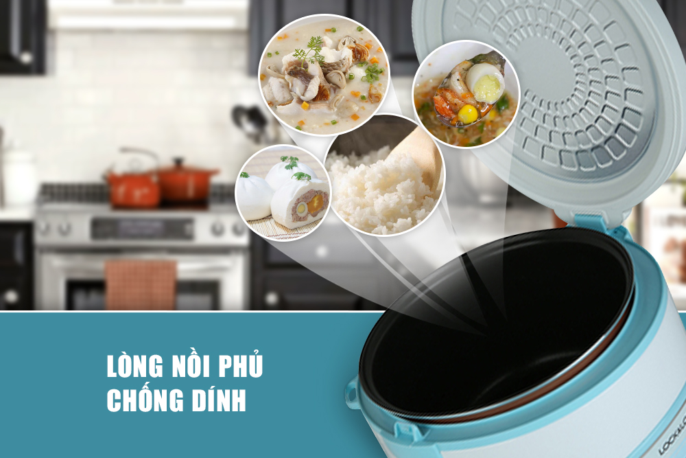Nồi Cơm Điện Lock&Lock EJR446BLU (1.8 lít) 2