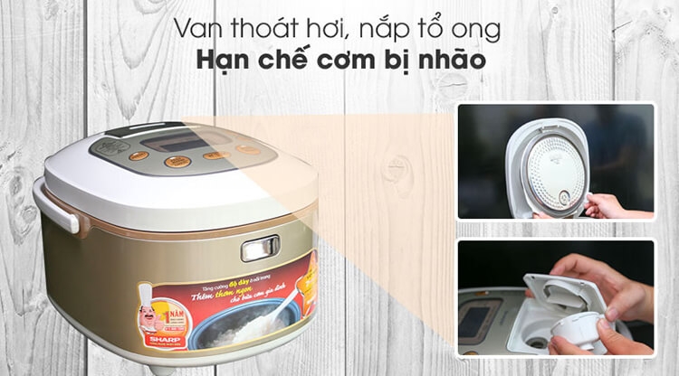 Nồi Cơm Điện Tử Sharp KS-TH18 7