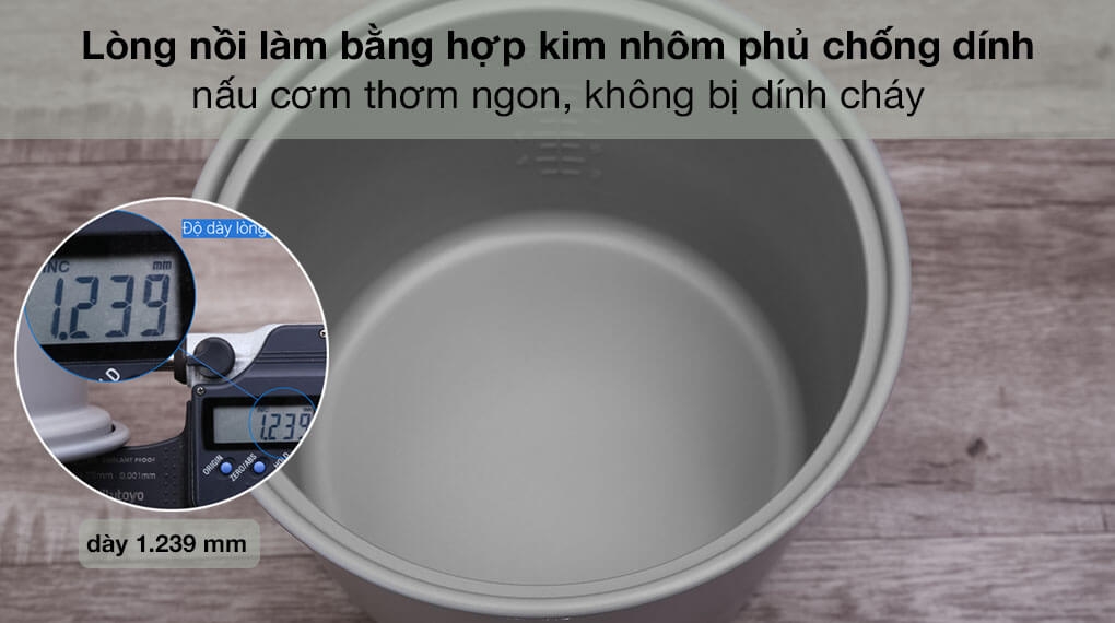 Nồi Cơm Điện Nắp Gài Tiger JNP-1800 - 1.8L 4