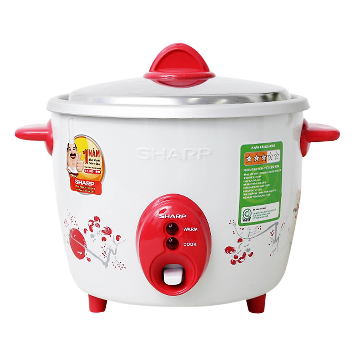 Nồi Cơm Điện Nắp Rời Sharp KSH-D15V (1.5L) - Màu Ngẫu Nhiên