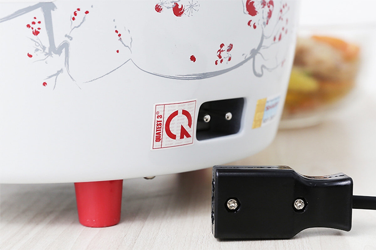 Nồi Cơm Điện Nắp Rời Sharp KSH-D15V (1.5L) - Màu Ngẫu Nhiên