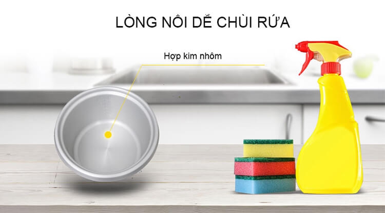 Nồi Cơm Điện Nắp Rời Sharp KSH-D22V 3