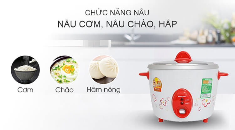 Nồi Cơm Điện Nắp Rời Sharp KSH-D22V 6