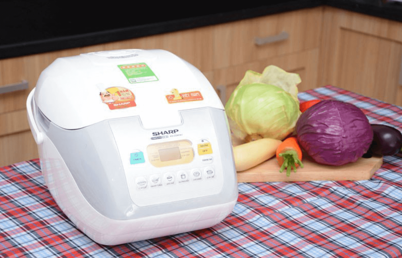 Nồi Cơm Điện Tử Sharp KS-COM18V (1.8 Lít) 1
