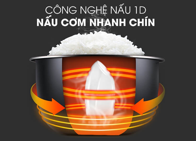 Nồi Cơm Điện Tử Toshiba RC-10DH2PV(W) 5