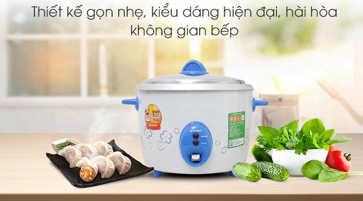 Nồi Cơm Nắp Rời Sharp KSH-D19V (1.8L) 1