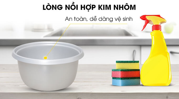 Nồi Cơm Nắp Rời Sharp KSH-D19V (1.8L) 3