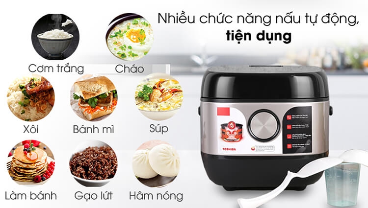 Nồi Cơm Cao Tần Toshiba 1.8 Lít RC-18IX1PV 7