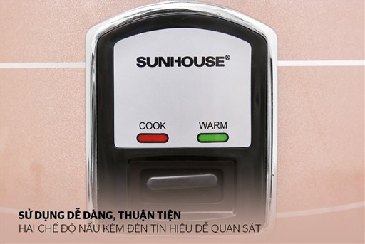 Nồi Cơm Điện Nắp Rời Sunhouse SHD8105 (1.2L) 3