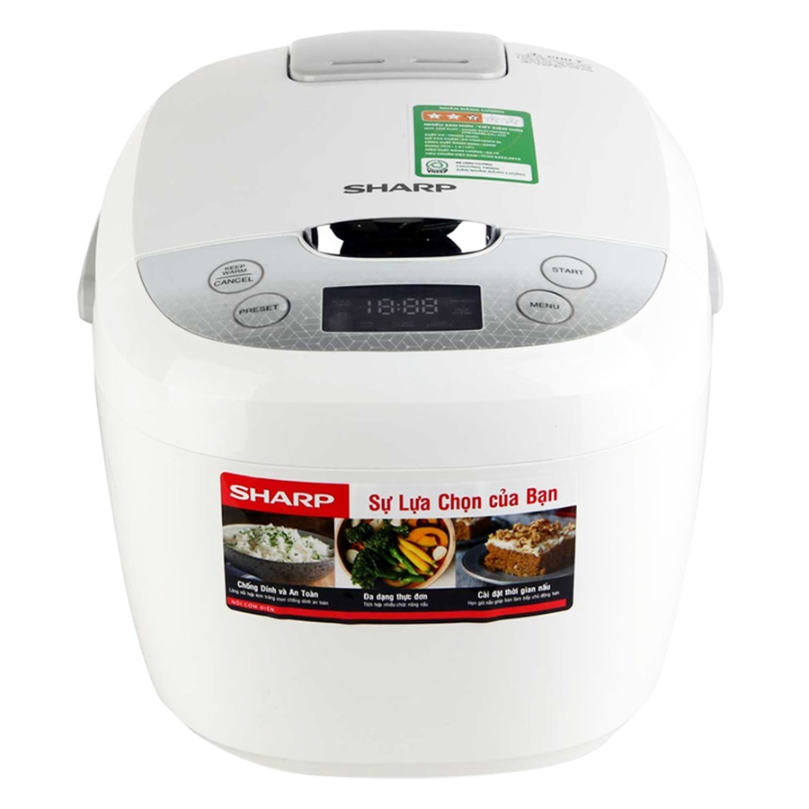 Nồi Cơm Điện Tử Sharp KS-COM186EV-GL (1.8L)