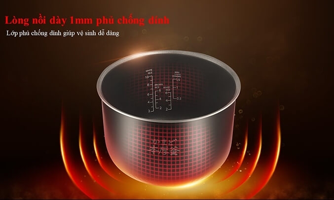 Nồi Cơm Điện Toshiba RC-18JE2VN(O) 2 
