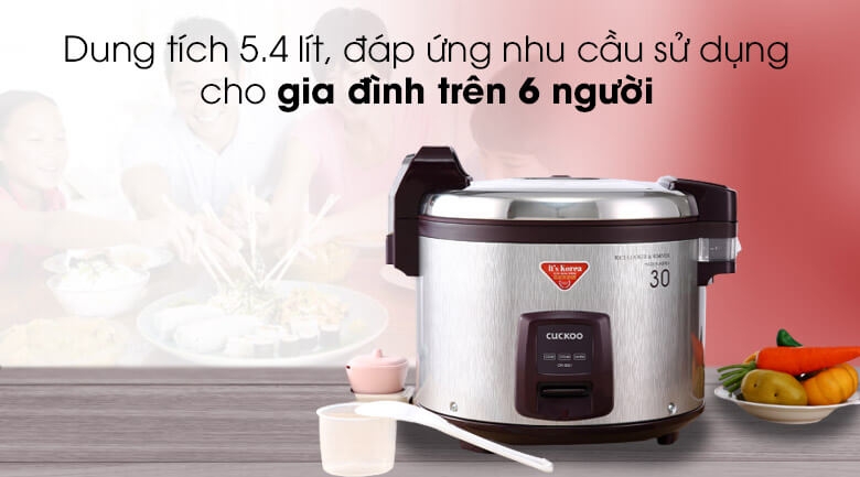 Nồi Cơm Điện Nắp Gài Cuckoo CR-3021 (5.4L) 2