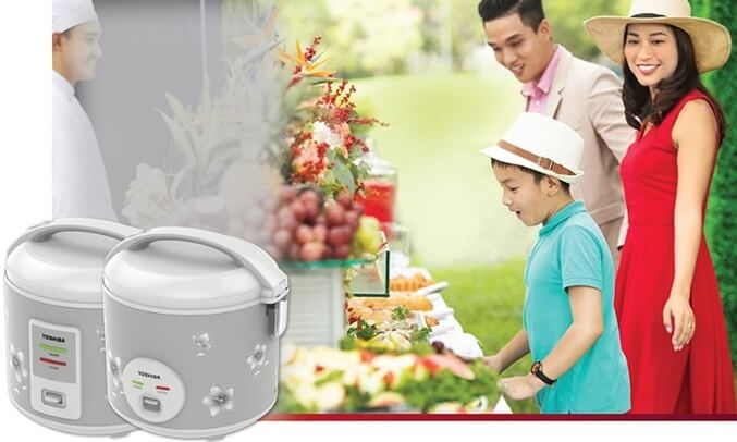 Nồi cơm điện nắp gài Toshiba 1,8 lít RC-18JFM2(H)VN 1