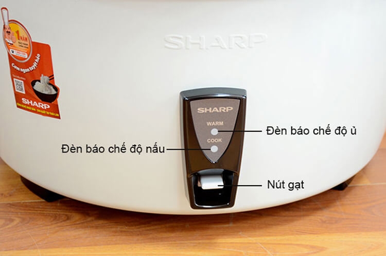Nồi Cơm Điện Nắp Rời Sharp KSH-D1010V 2