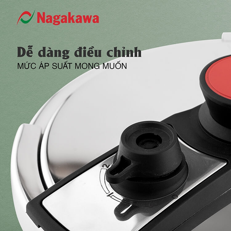 Nồi Áp Suất Đáy Từ Nagakawa NAG1481 (8L) 7
