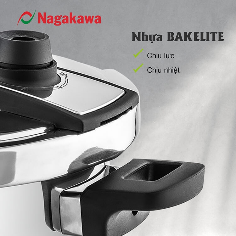 Nồi Áp Suất Đáy Từ Nagakawa NAG1481 (8L) 8
