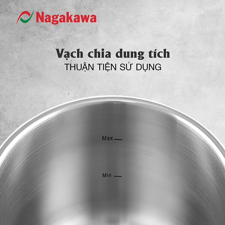 Nồi Áp Suất Đáy Từ Nagakawa NAG1481 (8L) 9