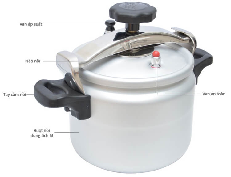 Nồi Áp Suất Hai Tay Cầm Supor YG18 / TN (18cm) 1