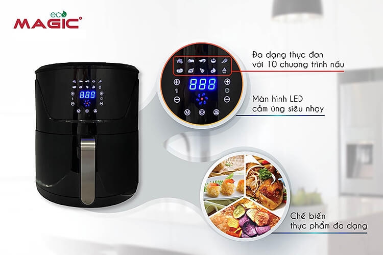 Nồi chiên điện tử Magic Eco AC121 7L 1