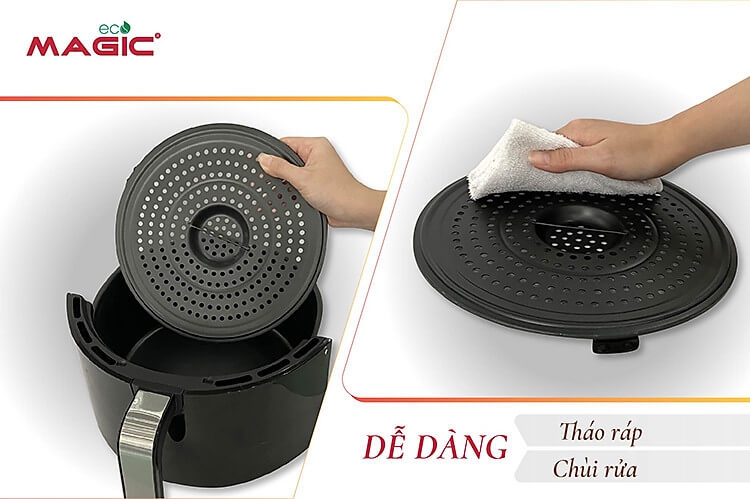 Nồi chiên điện tử Magic Eco AC121 7L 4