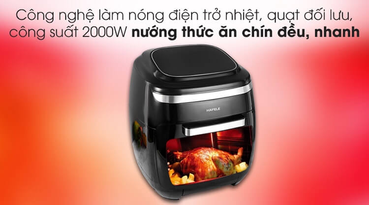 Nồi Chiên Không Dầu Hafele AF-602A 11 Lít 6
