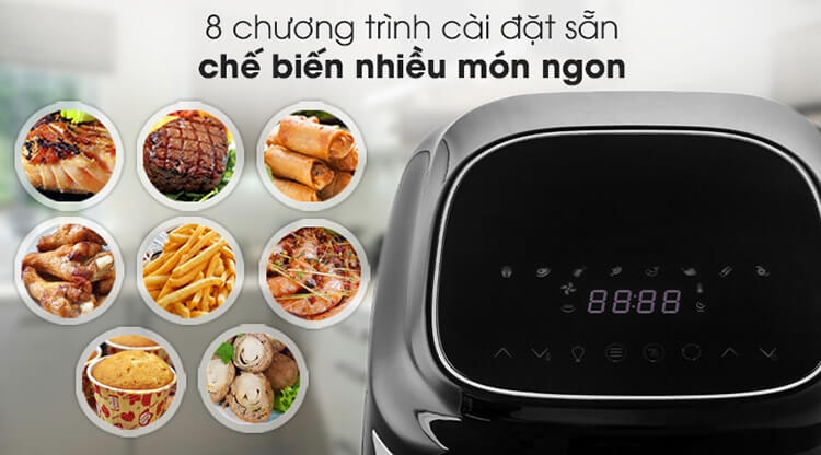 Nồi Chiên Không Dầu Hafele AF-602A 11 Lít 8