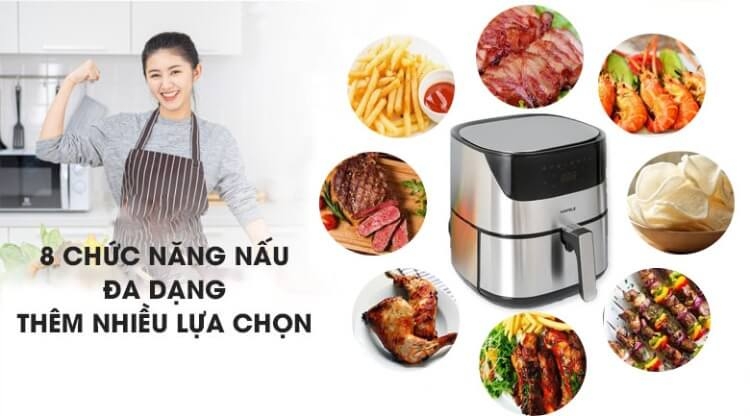 Nồi Chiên Không Dầu Điện Tử Hafele AF-T5A 3
